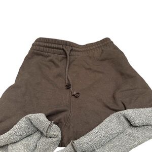 Brown TNA cozy Sweatpants with Gray Lining